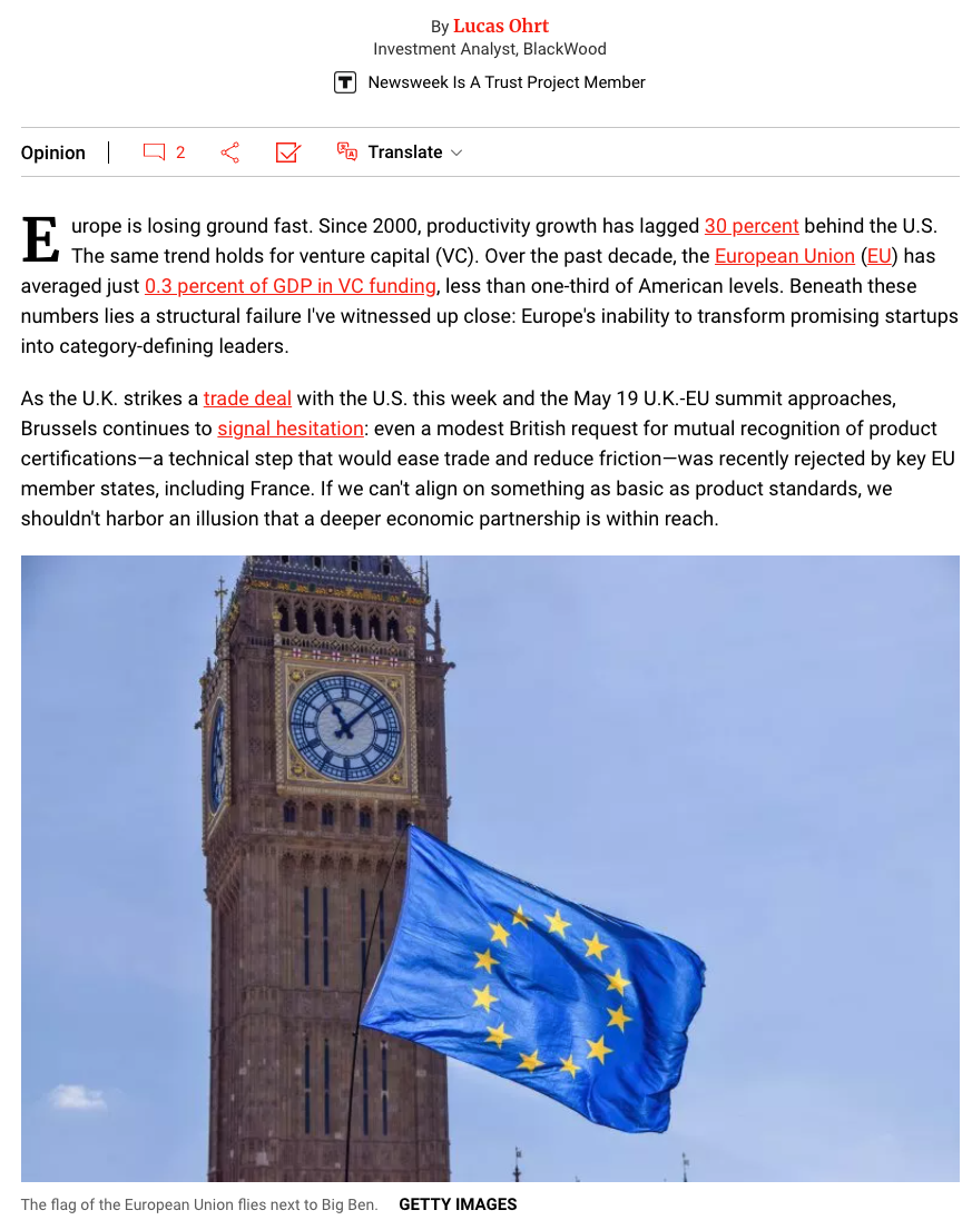 UK & EU relationship up for discussion?